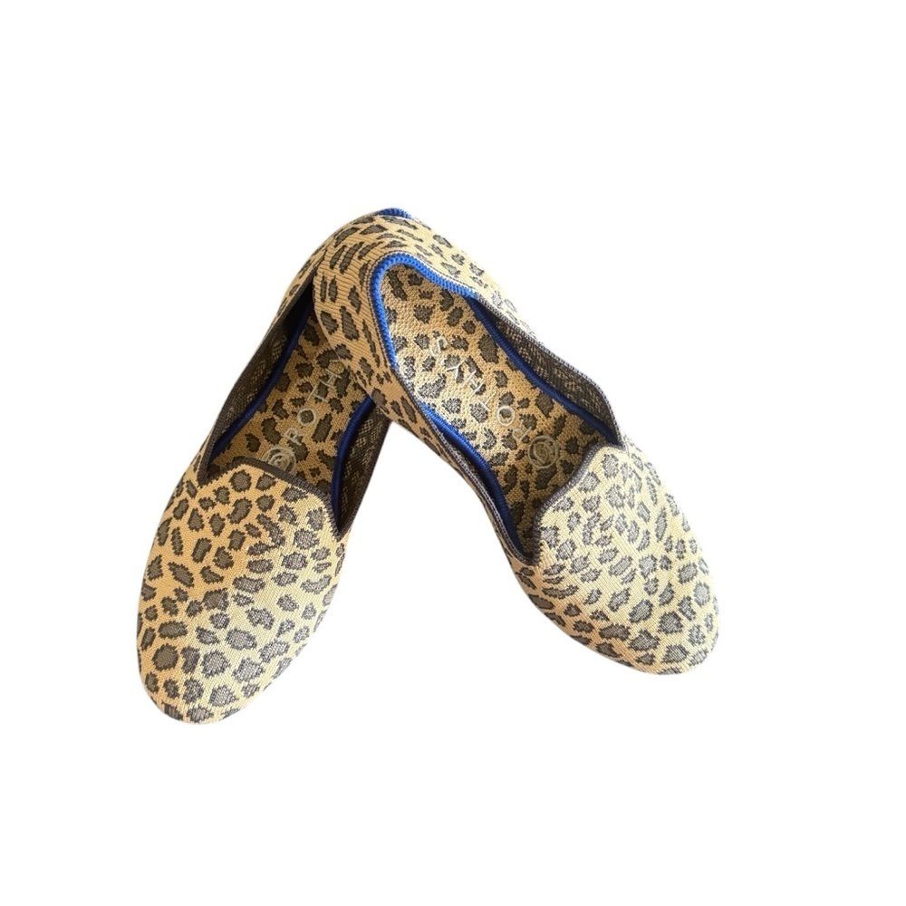 Rothy's Leopard Print Flats in Women’s Size 6.5. EUC